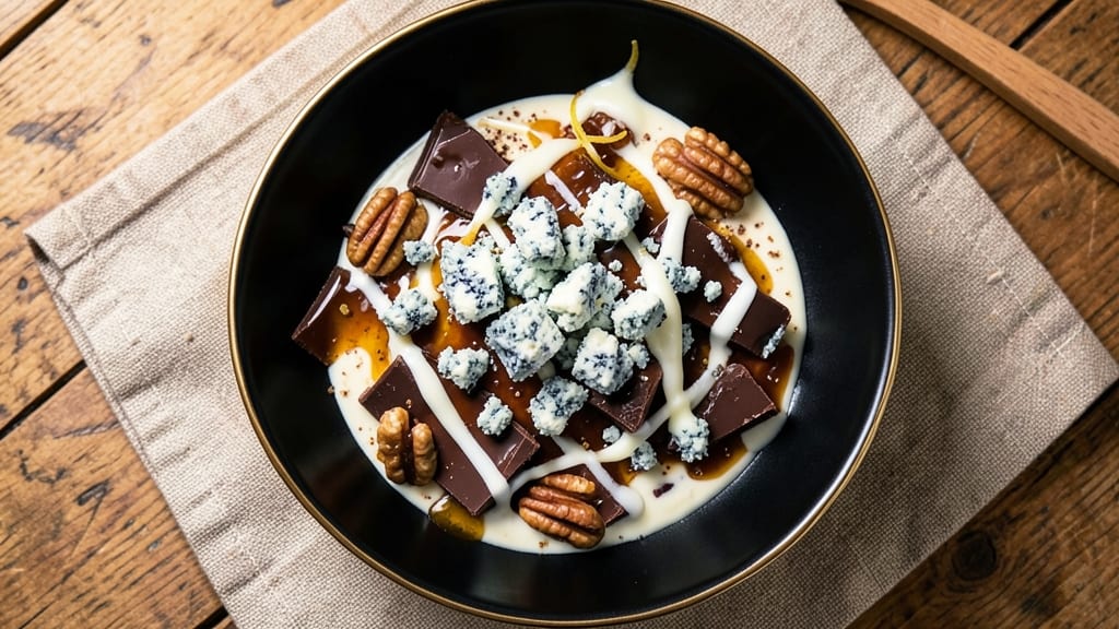 Blue Cheese and Chocolate Recipe: Salty-Sweet Pairing with Crunchy Walnuts