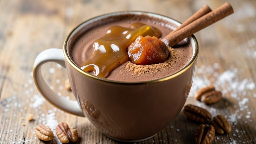 Caramel Apple Butter Hot Chocolate Recipe: Spiced Winter Comfort in One Bowl