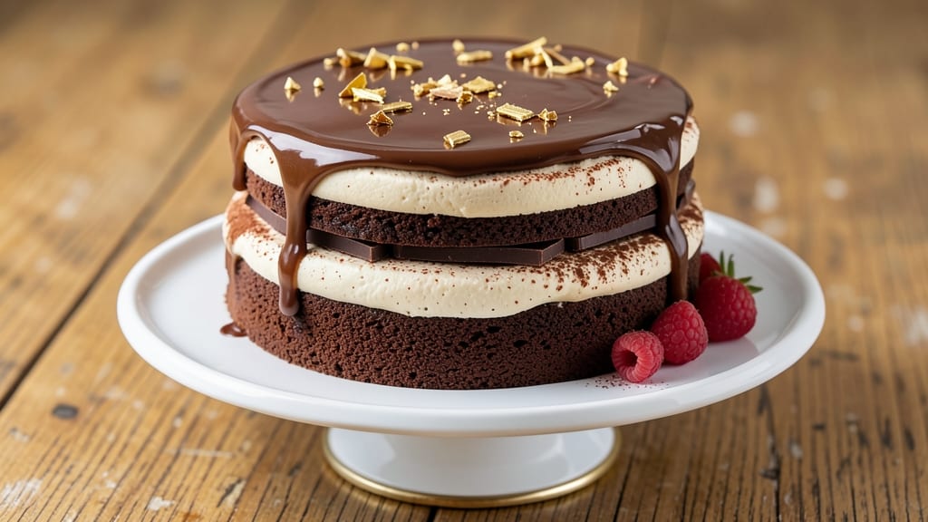 Belgian Chocolate Mousse Cake Recipe: Triple-Layered Crunch With Espresso-Infused Ganache