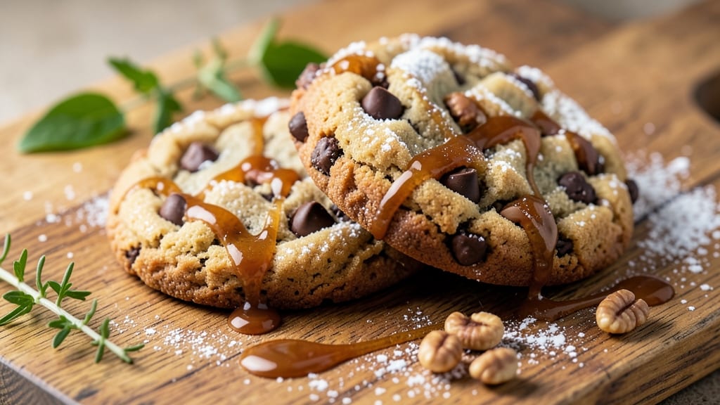 Caramel Pecan Chocolate Chip Cookie Recipe: Buttery Crunch and Melty Triangles in Every Bite