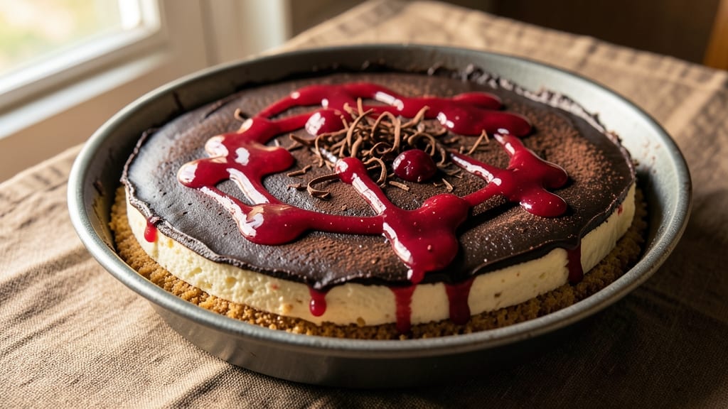 Cheesecake Factory Very Cherry Ghirardelli Chocolate Cheesecake Recipe: Triple-Layered Fudge-Cherry Crunch