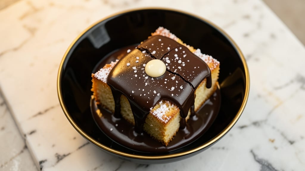 Black Chocolate Drip Recipe: Molten Ganache Rivers Over Crispy Layers