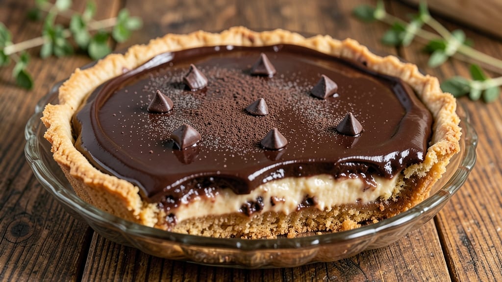 Bev's Chocolate Pie Recipe: Coffee-Infused Fudge Swirls With Crisp Top