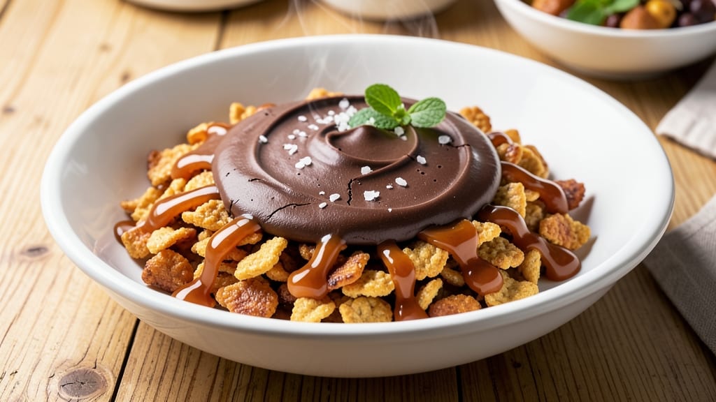 Caramel Chocolate Chex Recipe: Crunchy Clusters With Molten Caramel Rivers