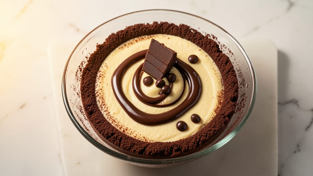 Baker's Chocolate Cheesecake Recipe: Fudgy Base and Silky Ganache Swirls