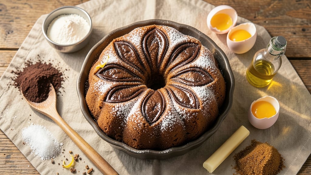 Bundt Pan Chocolate Cake Recipe: Triple-Layered Fudge Swirls With Coffee-Infused Crunch