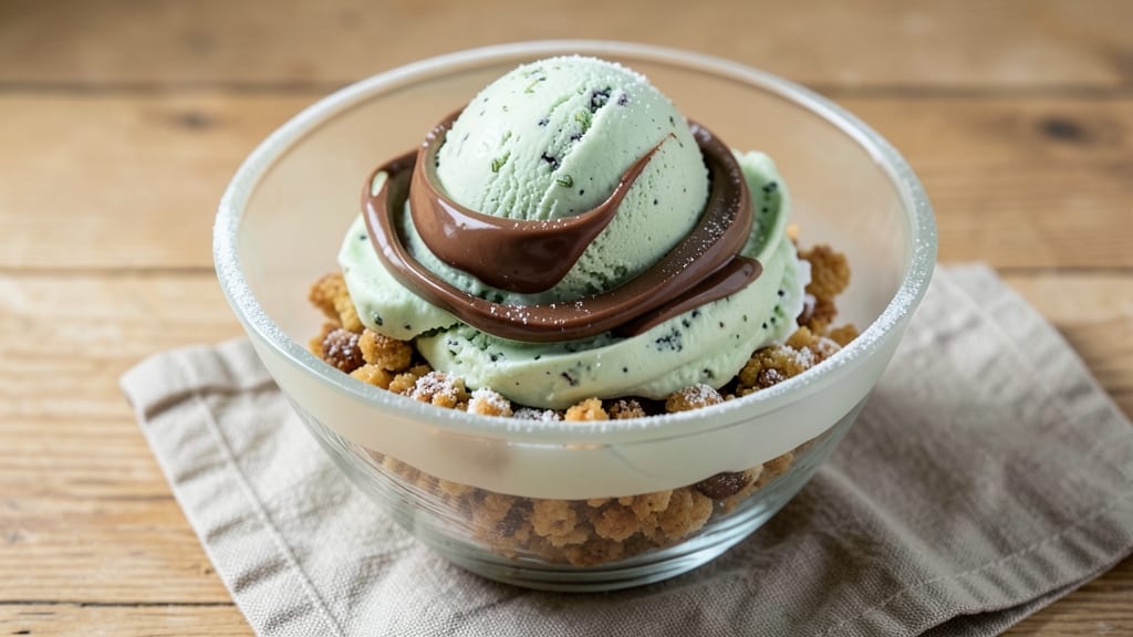 Ben And Jerry's Mint Chocolate Chip Ice Cream Recipe: Crispy Cookie Chunks and Cooling Peppermint Swirls