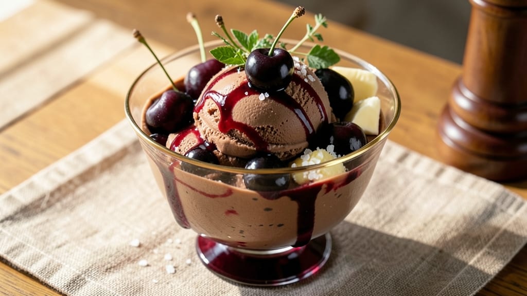 Black Cherry Chocolate Ice Cream Recipe: Deep Fruit Swirls With Rich Cocoa Base