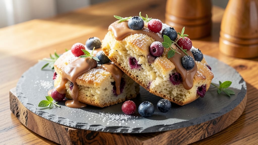 Blueberry White Chocolate Scones Bakers Delight Recipe: Flaky Layers With Bursting Fruit and Chunks