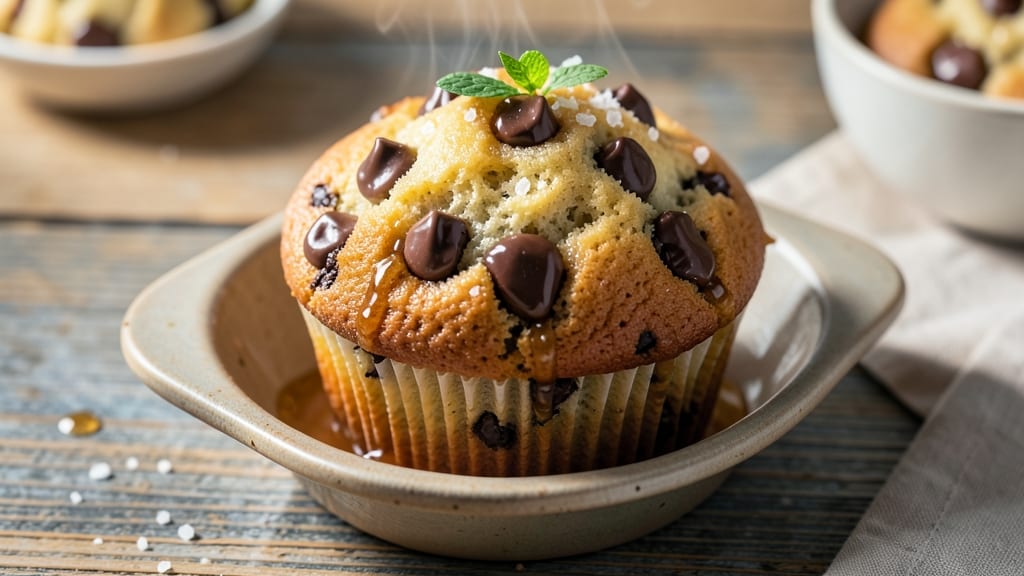 Best Chocolate Chip Muffin Recipe Ever: Coffee-Infused Fudgy Cores With Buttery Streaks