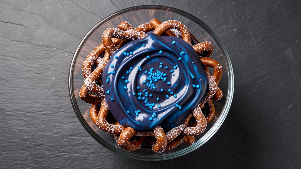 Blue Chocolate Covered Pretzels Recipe: Twisted Sweet-Salty Crunch in 15 Minutes