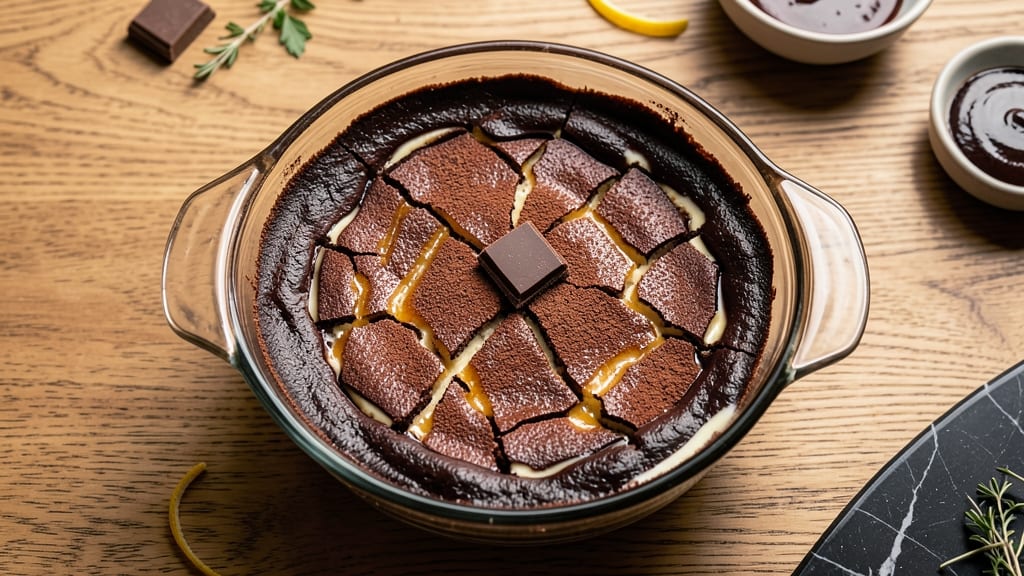 Baked Chocolate Custard Recipe: Silky Smooth Center With Crispy Top