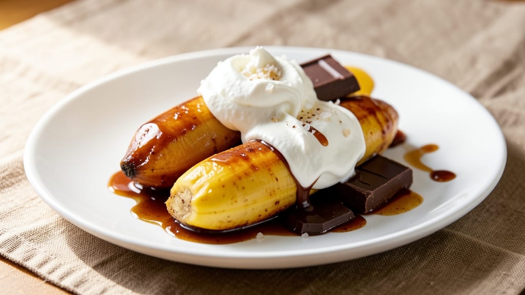 Banana Melted Chocolate Recipe: Warm Caramelized Layers With Gooey Chunks