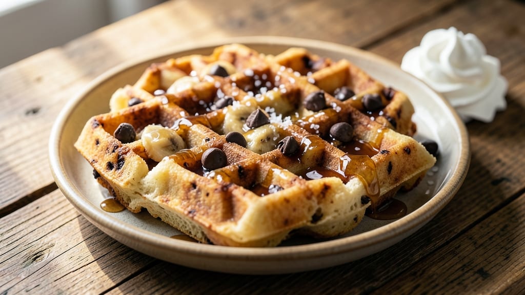 Banana Chocolate Chip Waffle Recipe: Triple-Layered Warmth With Melty Chunks