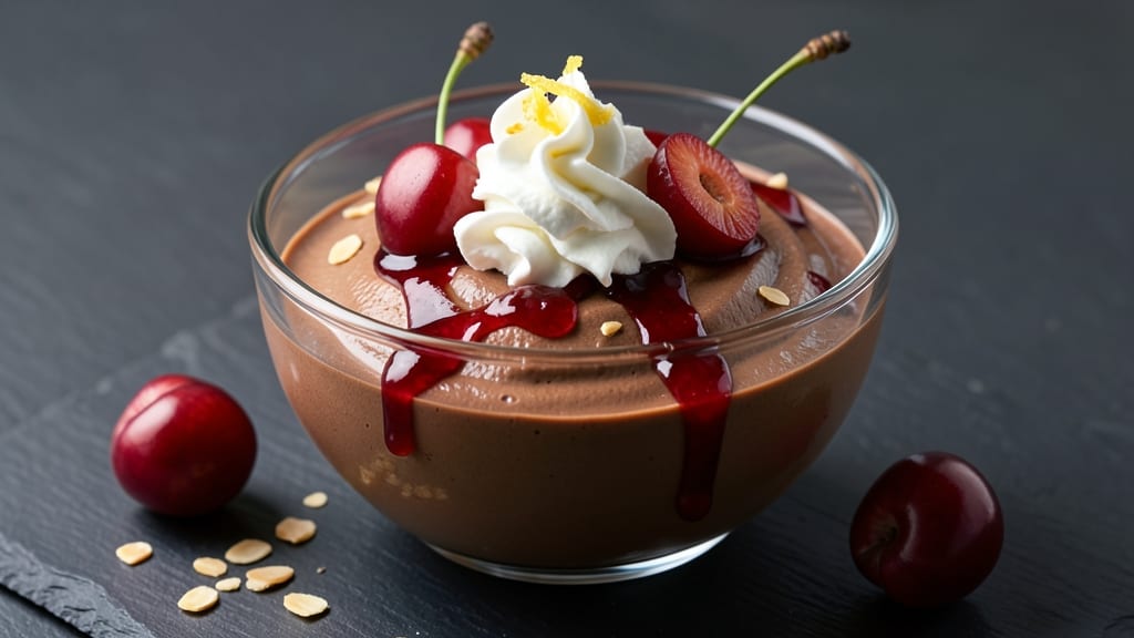 Cherry Chocolate Mousse Recipe: Light-Air Clouds With Fudgy Depth