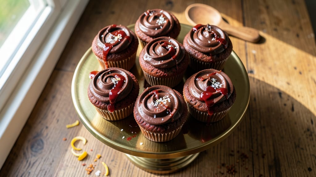 Chili Chocolate Cupcakes Recipe: Spiced Winter Comfort With Molten Centers