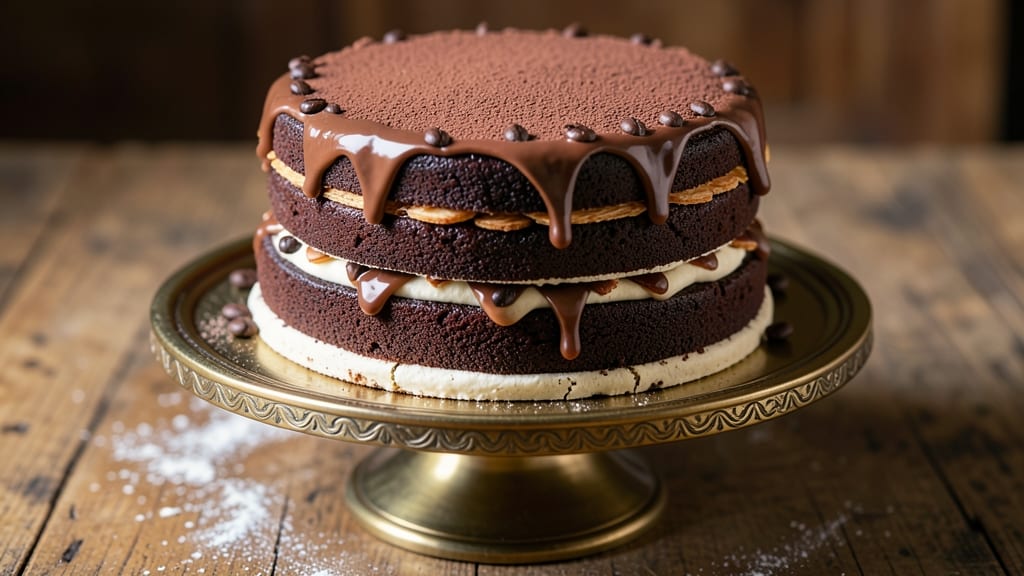 Baker's Original German Sweet Chocolate Cake Recipe: Coffee-Infused Layers With Buttery Crunch