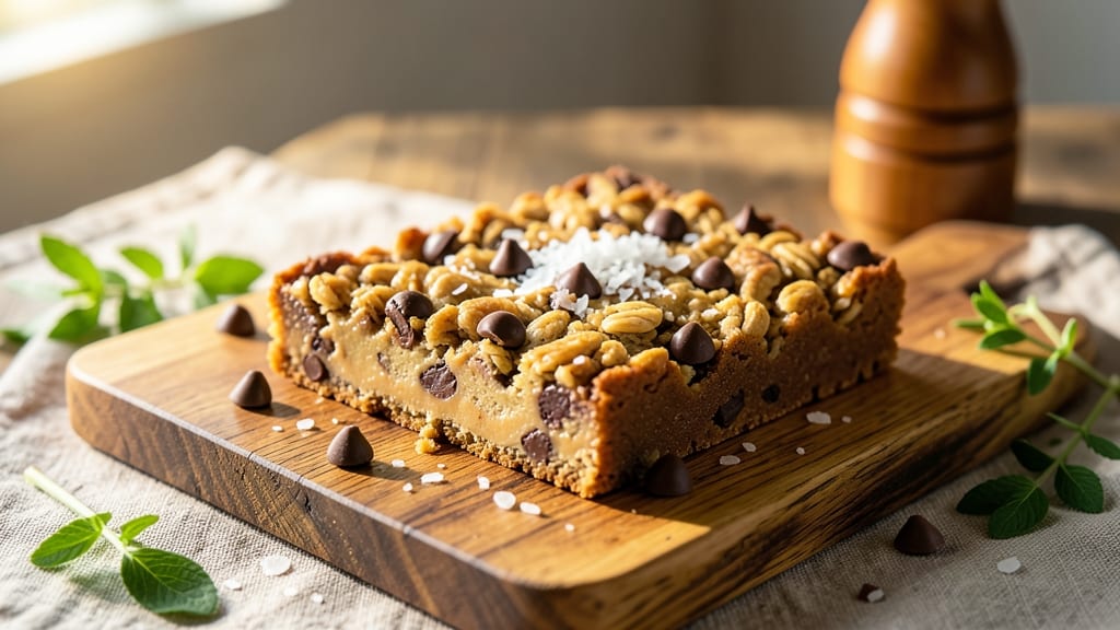 Chewy Peanut Butter Chocolate Chip Granola Bars Recipe: No-Bake Crunch With Fudgy Chunks