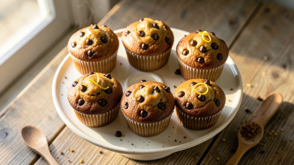 Banana Chocolate Chip Cupcakes Recipe: Swirled Vanilla and Fudgy Cocoa Layers