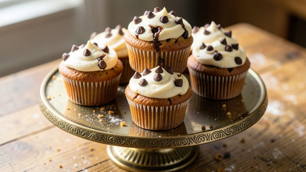 Basic Chocolate Chip Cupcakes Recipe: Fluffy Vanilla Bases with Warm Chunky Melts