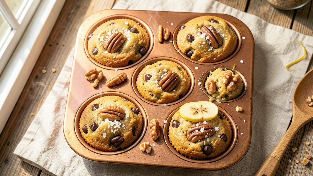Banana Walnut Chocolate Chip Muffins Recipe: Triple-Layered Crunch With Nutty Sweetness