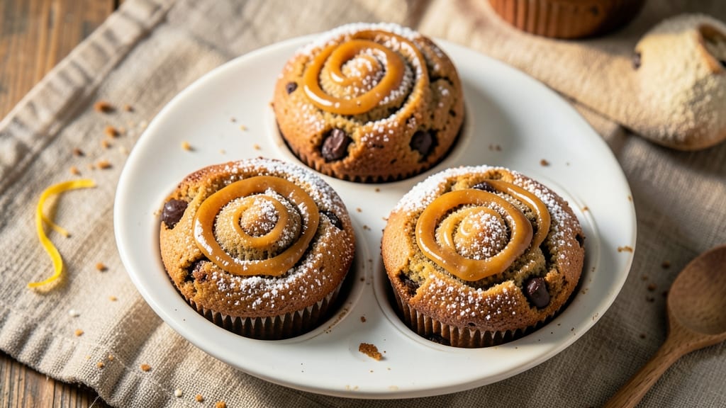 Banana Chocolate Espresso Swirl Muffin Recipe: Coffee-Infused Fudgy Cracks and Melty Streaks