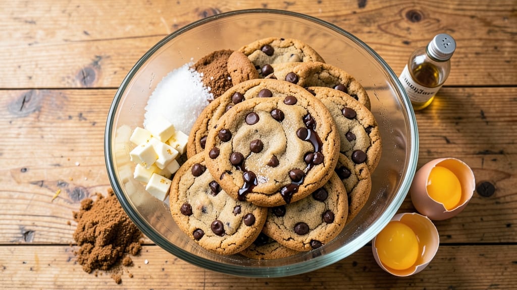 Basic Chewy Chocolate Chip Cookie Recipe: Chewy Edges, Gooey Chunks, No Burnt Bites