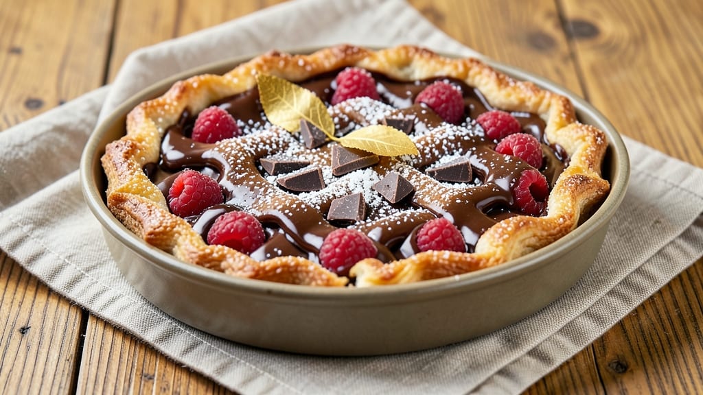 Bittersweet Chocolate Tart Recipe: Coffee-Infused Crunch Meets Gooey Fudge