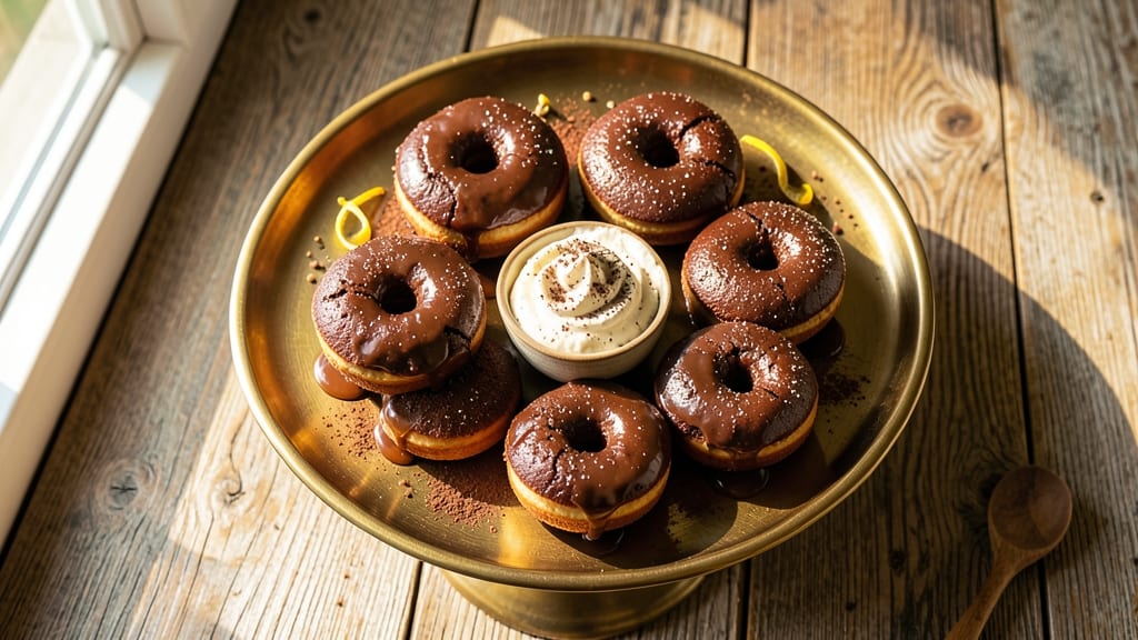 Baked Chocolate Sour Cream Donut Recipe: Deep Chocolate Flavor With Tangy Twist