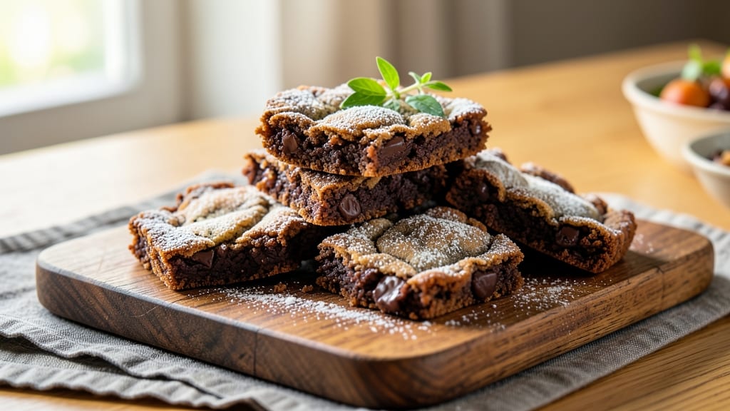 Chewy Fudgy Chocolate Brookies Recipe: Coffee-Infused Crunch and Melty Fudge Magic
