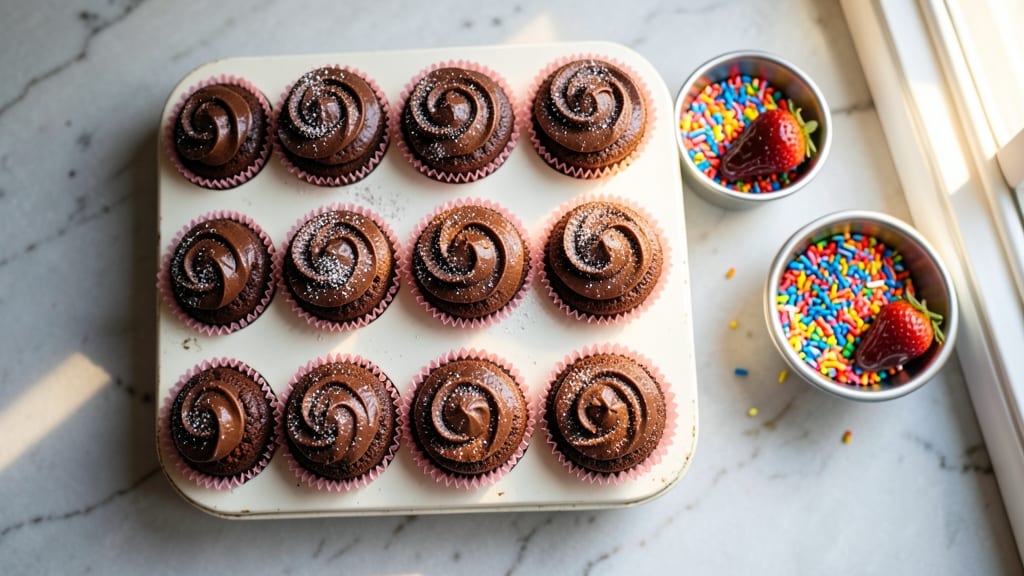 Children's Chocolate Cupcakes Recipe: Mini Bites of Decadence With No-Bake Frosting