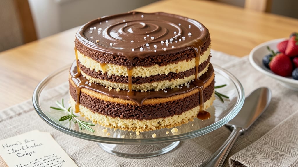 Blonde Chocolate Cake Recipe: Coffee-Infused Layers With Vanilla Buttercream