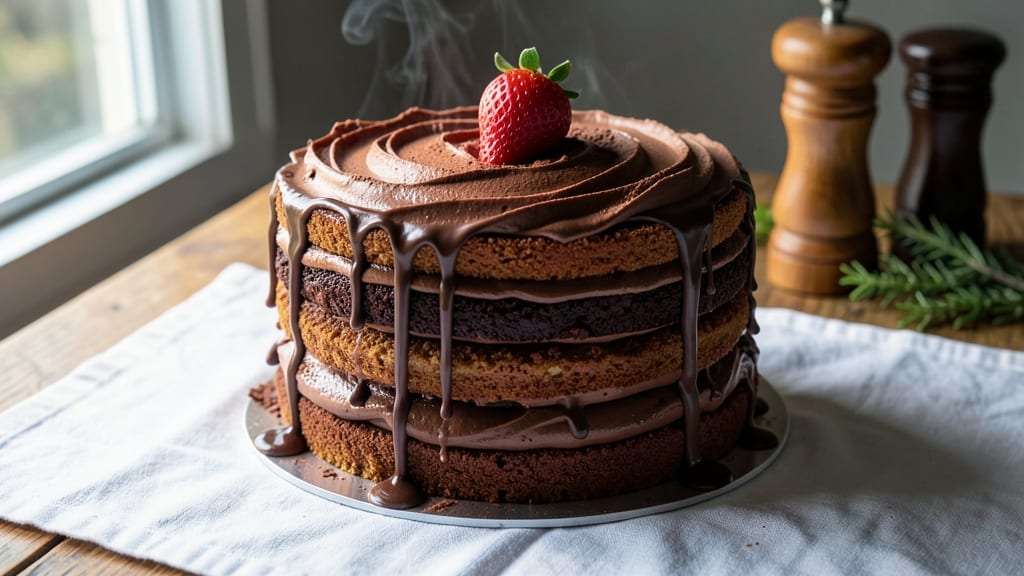 Big Chocolate Cake Recipe: Coffee-Infused Moisture With Crispy Top Layers