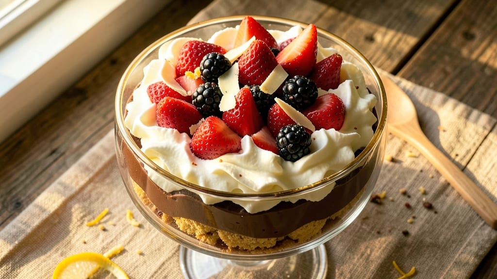 Berry Chocolate Trifle Recipe: Bursting Layers of Juicy Berries and Silky Ganache