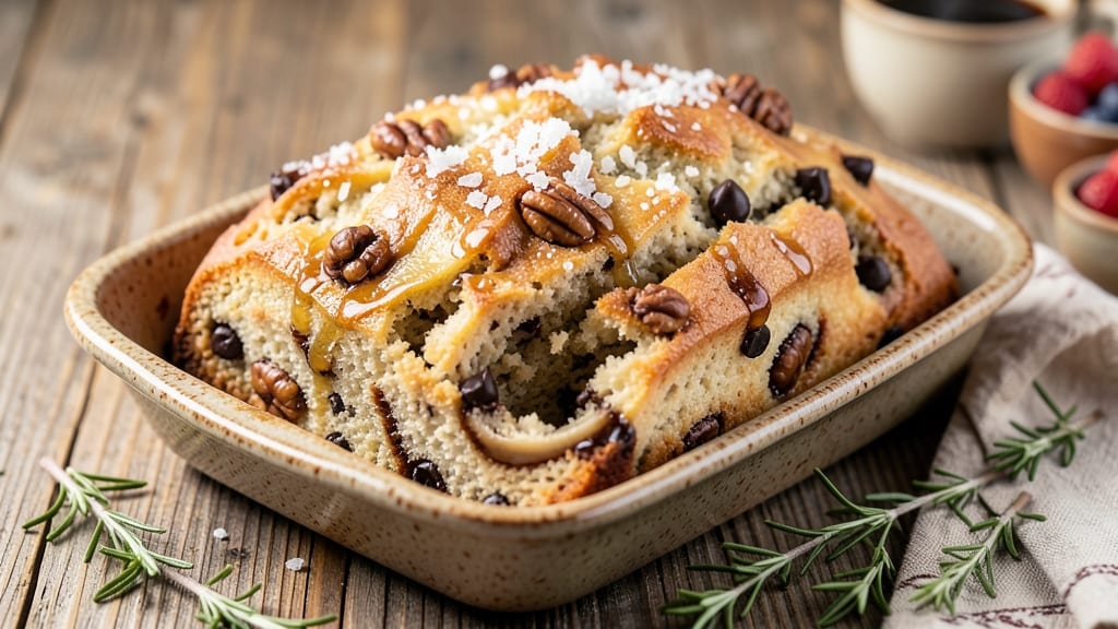 Banana Bread With Pecans and Chocolate Chips Recipe: Triple-Layered Crunch and Melty Magic