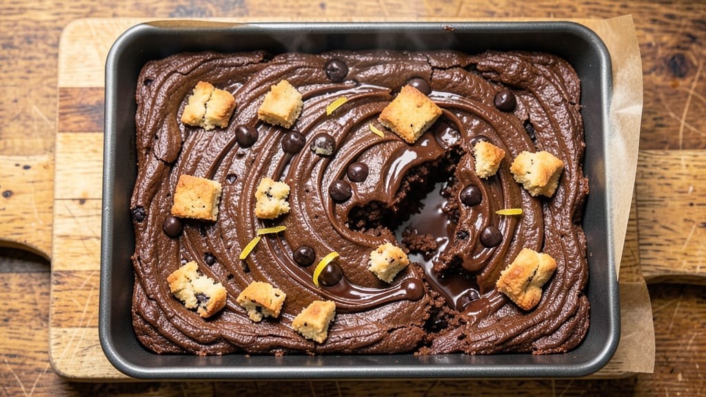Brownie Chocolate Chip Cookie Dough Recipe: Fudgy Cracks Meet Cookie Dough Chunks