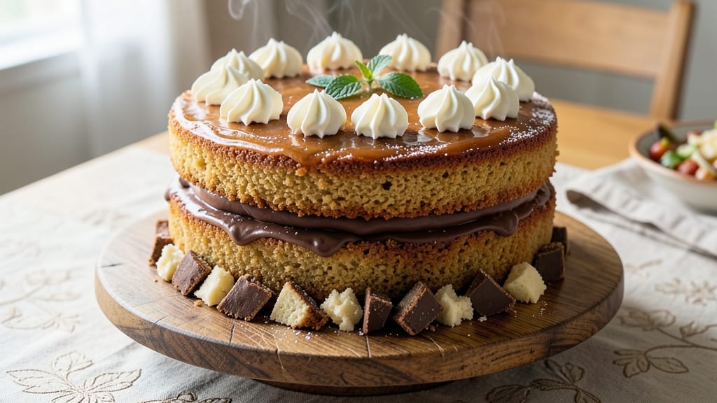 Baker's German Chocolate Pound Cake Recipe: Triple-Layered Crunch With Warm Coffee Rivers