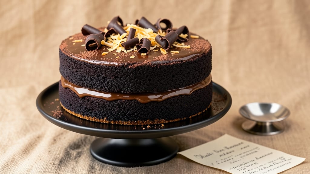 Black Cocoa Chocolate Cake Recipe: Deep Espresso Infusion Without Dryness