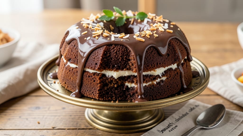 Bounty Chocolate Cake Recipe: Triple-Layered Crunch With Gooey Cocoa Rivers