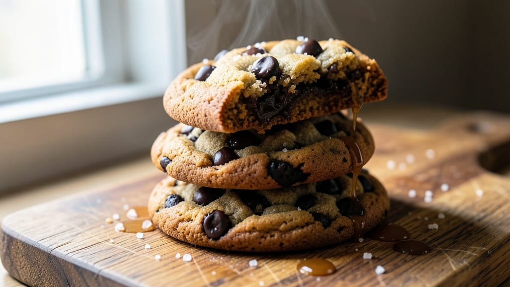 Black and White Chocolate Chip Cookie Recipe: Contrasting Crunch and Melty Swirls