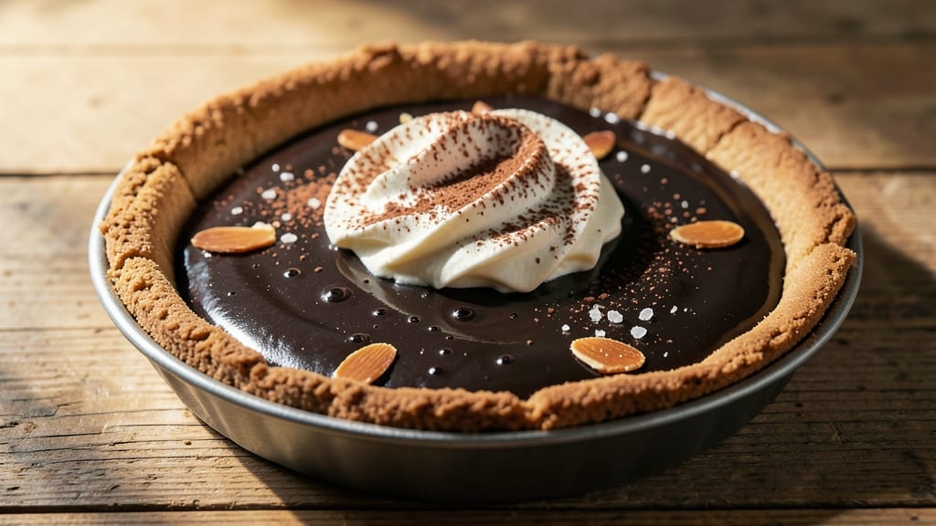 Bitter Chocolate Tart Recipe: Deep Dark Fudge With Crisp Almond Crust